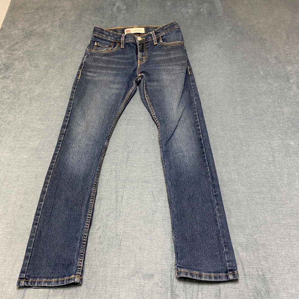 Levi's 511 Jeans Boys 14 27x29 Blue Denim Medium Wash Slim Straight Leg Outdoor